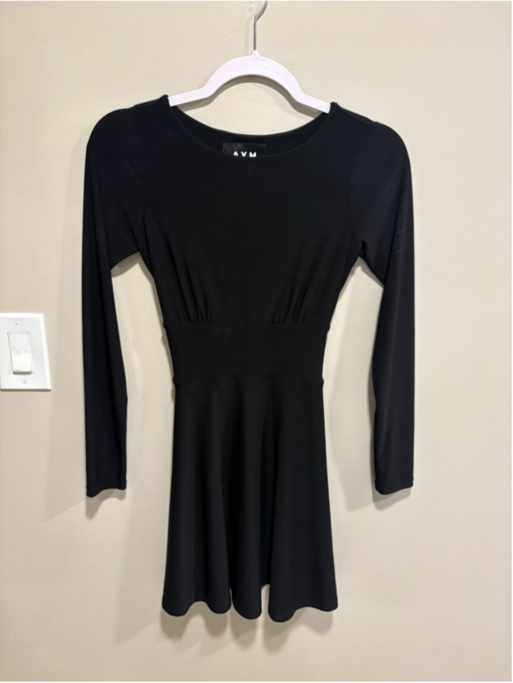 AYM Maya Mini Dress S in Black I1